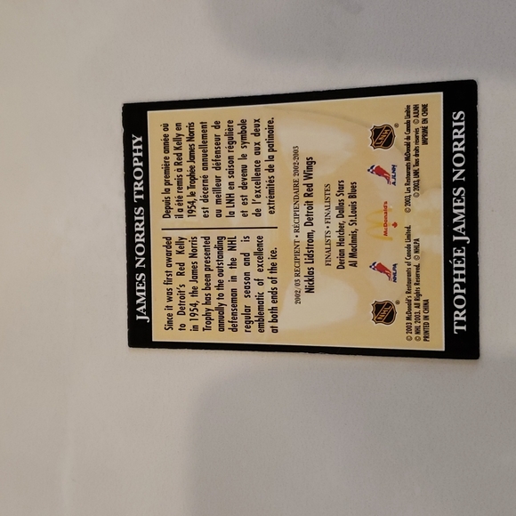 McDonald's James Norris and Conn Smythe Trophies 2003, NHL trophies - Picture 5 of 6